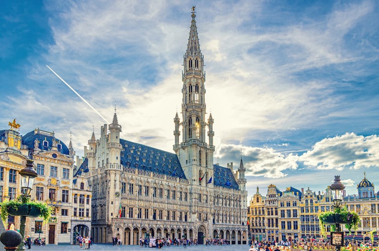 La Grand-place, en Bruselas, capital de Bélgica.
