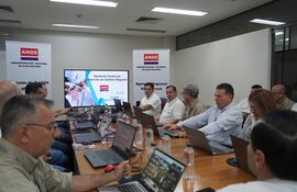 El viernes fue la reunión de evaluación de gestión y avances de la ANDE, en Ciudad del Este.