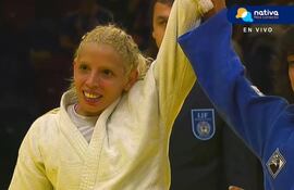 La judoca olímpica Gabriela Narváez tuvo un gran desempeño en el Gran Prix de Lima.