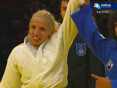 La judoca olímpica Gabriela Narváez tuvo un gran desempeño en el Gran Prix de Lima.