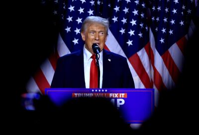 Donald Trump, presidente electo de los Estados Unidos.