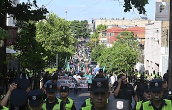 La marcha campesina no llegará a la capital este año.