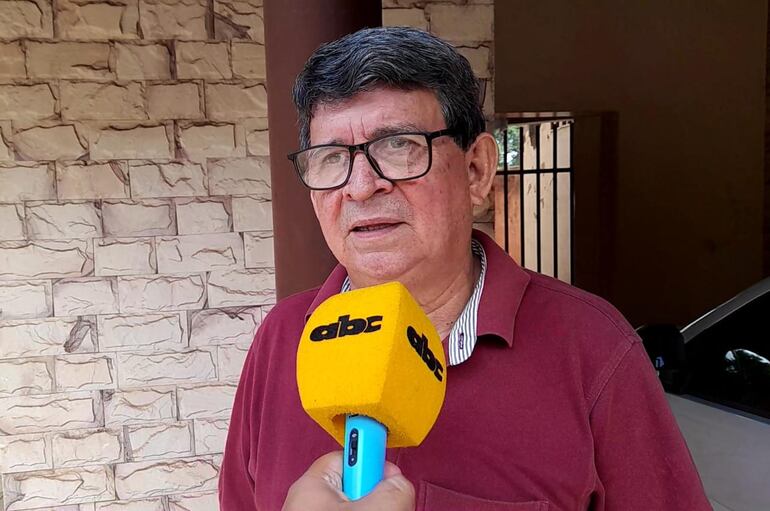 Hugo Benítez, ingeniero, químico y ambientalista; exsecretario de Medio Ambiente de la Gobernación de Amambay.