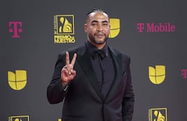 Don Omar en febrero pasado en los premios Lo Nuestro. El cantante fue sometido a una cirugía contra el cáncer.