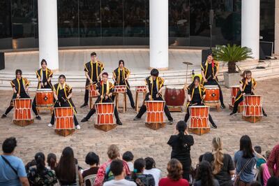 Grupo de Taiko.
