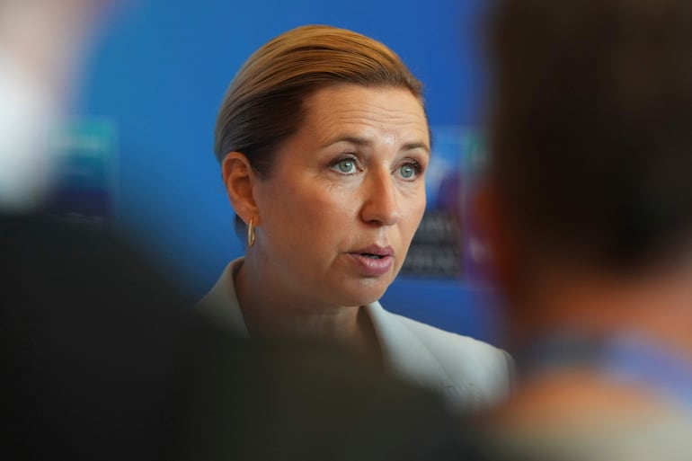 Mette Frederiksen, primera ministra de Dinamarca.