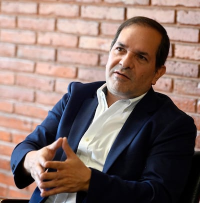 El candidato a intendente de Asunción por la disidencia colorada, senador Arnaldo Samaniego.