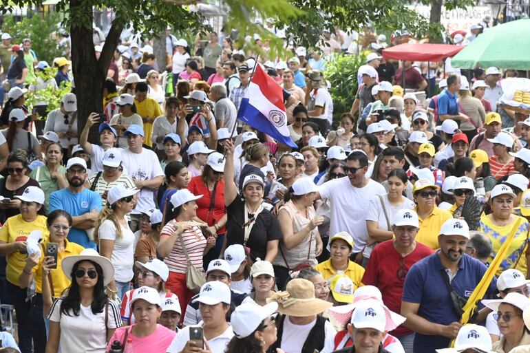Caja fiscal: gran cantidad de manifestantes en plazas del Congreso
