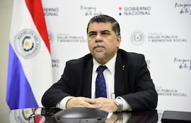 Julio Borba, ministro de Salud.