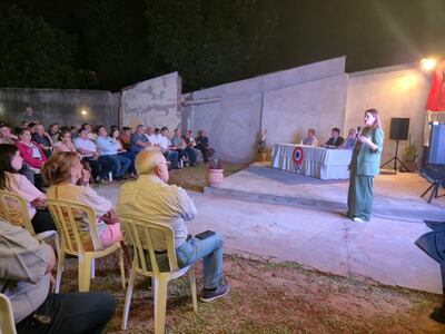 Acto de apoyo del sector de Eduardo Nakayama a Soledad Núñez.