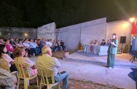 Acto de apoyo del sector de Eduardo Nakayama a Soledad Núñez.