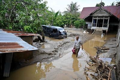 Inundaciones en Tailandia. 
