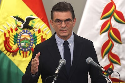 El presidente de Bolivia, Rodrigo Paz.