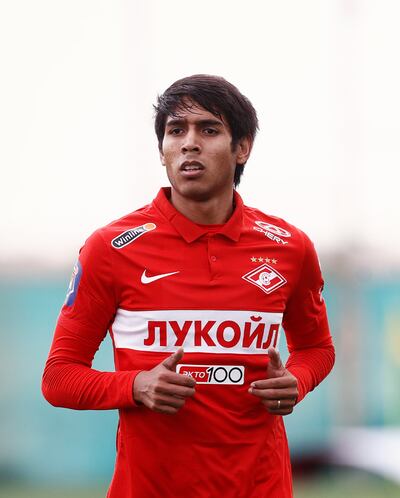Alexis Duarte debutó con el Spartak de Moscú