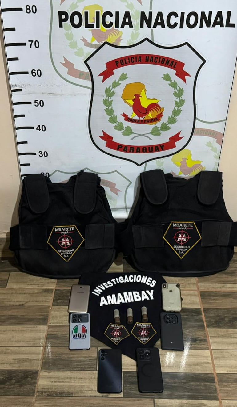 Varias evidencias fueron incautadas del poder de los detenidos en Bella Vista Norte.