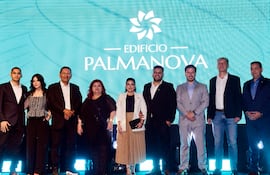Equipo directivo de Palmanova Pacheco, durante la presentación realizada en Talleyrand Costanera.