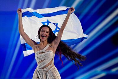 La cantante ruso-israelí Eden Golan durante su participación en la edición de Eurovisión de 2024.