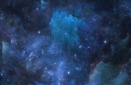 Espacio profundo: composición de nebulosa, estrellas y colores.