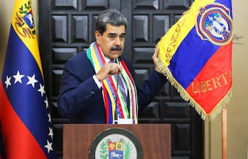 otografía cedida por el Palacio de Miraflores del presidente de Venezuela, Nicolás Maduro.