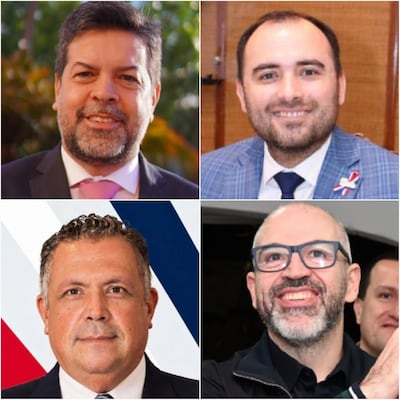 Arriba: Gerardo Bobadilla y Jorge Bogarín Alfonso. Abajo Juan Sosa Bareiro y Enrique Berni.