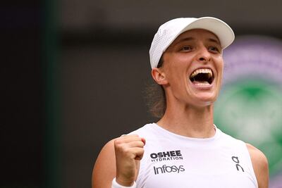 La polaca Iga Swiatek alcanzó por primera vez en su carrera las semifinales de Wimbledon.
