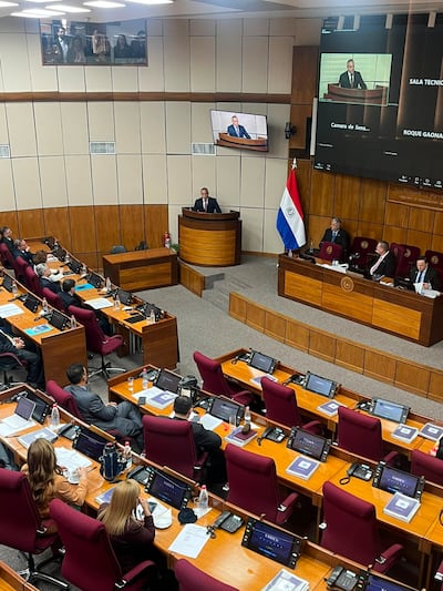 El Contralor Camilo Benítez se presenta hoy durante la audiencia pública ante la Comisión de Asuntos Constitucionales del Senado, como postulante para integrar las ternas para contralor y subcontralor general de la República.