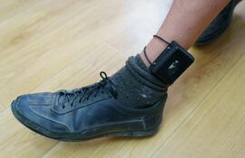 Grillete tobillera electronica