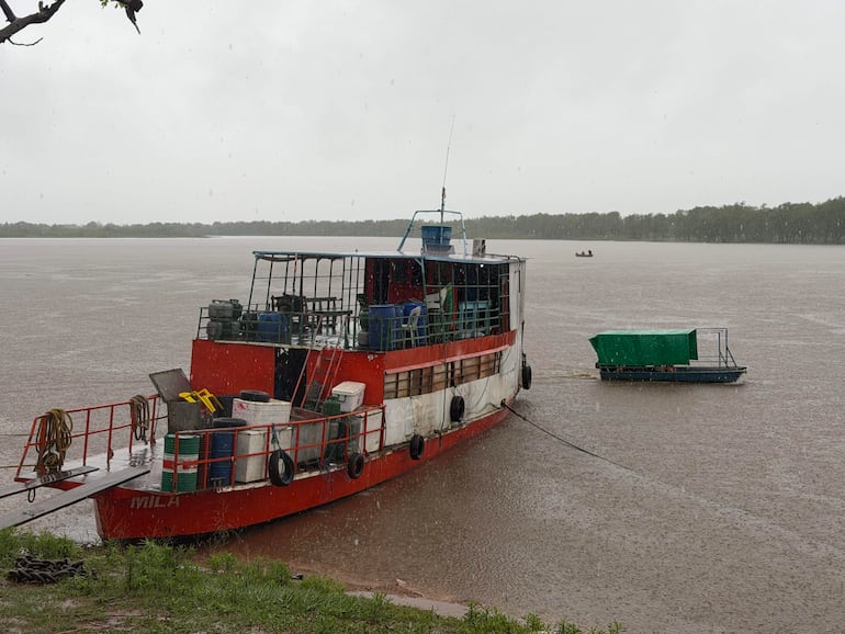 Concepción: repunte del río Paraguay