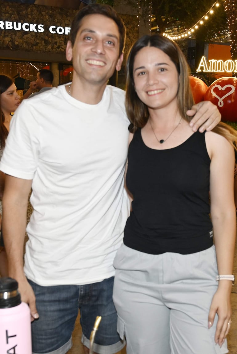 Alejandro Giotta y Gianina Denis. 