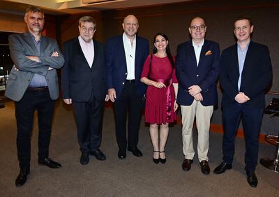 Pablo Vagliente, Giuseppe Tonello, Beltrán Macchi, Martha Lucía Rojas, Juan Carlos Terán y Ronald Caffarena.