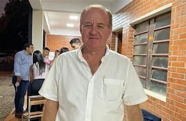 Javier Pereira, ex intendente de Cambyreta y candidato a gobernador de Itapúa por la concertación opositora, Itapúa en Marcha.