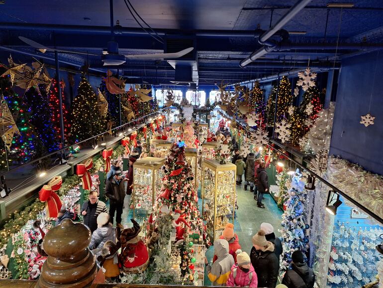 Quebec, Canadá, en temporada navideña.