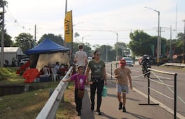 Los peregrinos ya están rumbo a Caacupé para rendir homenaje a la Virgencita.