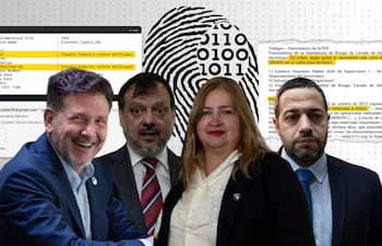 Alejandro Domínguez, Claudio Lovera, Liliana Alcaraz y Francisco Cabrera.