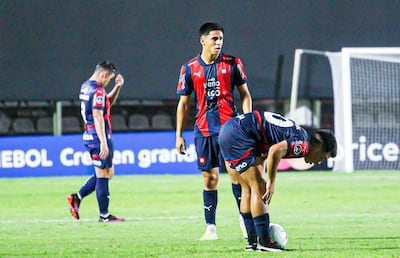 La desazón de los chicos azulgranas tras la derrota de anoche frente a Palmeiras, por 3-0.
