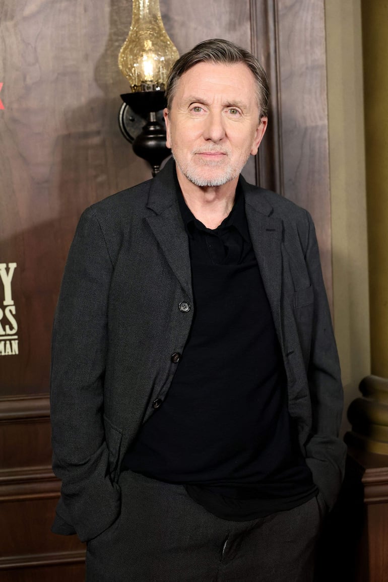 Tim Roth no podía estar ausente en el estreno neoyorkino de "Peaky Blinders: El Hombre Immortal". (Theo Wargo/Getty Images/AFP)
