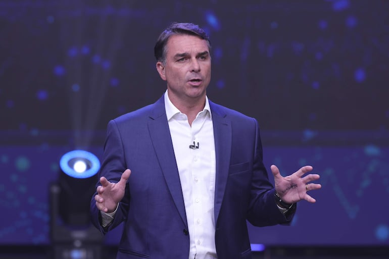 El candidato a la Presidencia de Brasil, el opositor Flávio Bolsonaro.