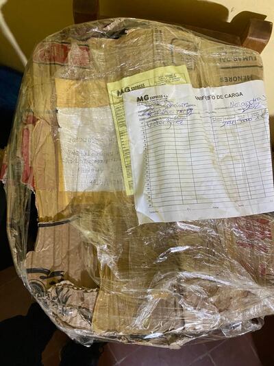 Incautaron 19 kilos de marihuana en caja de encomienda
