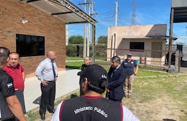 Depósito de la Senad del que se hurtaron varios accesorio y partes de vehículos ubicado en Nueva Asunción Presidente Hayes.