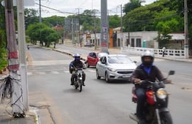 Avenida Luis M. Argaña ya está liberada en Lambaré, tras la conclusión de las obras en el puente que está sobre este camino.