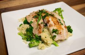 Puré mixto de brócoli y coliflor.