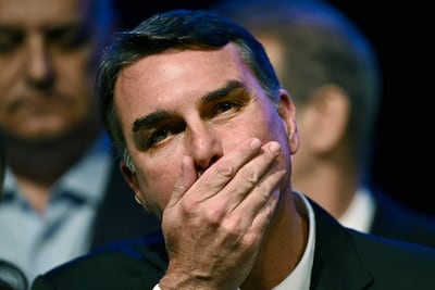 Flavio Bolsonaro, excandidato a Presidente de Brasil.