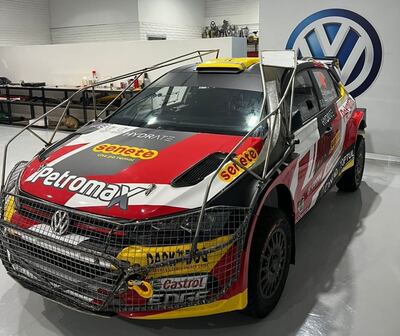 El VW de Gustavo Saba, uno de los candidatos a ganar el primer lugar el domingo