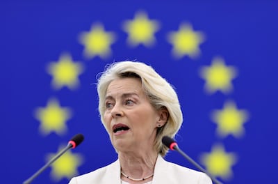 Ursula von der Leyen, presidenta de la Comisión Europea.