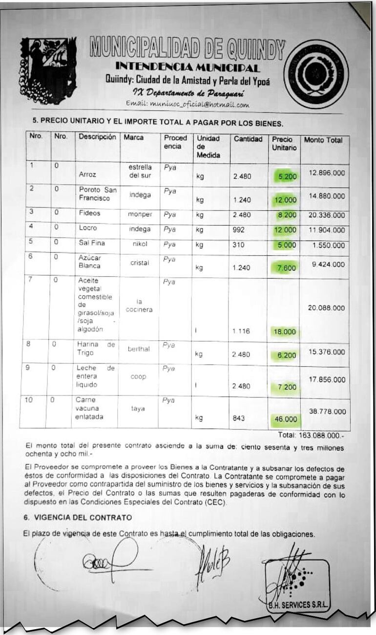 Se había cuestionado el precio de "vaca'i" a G,46.000 la unidad.