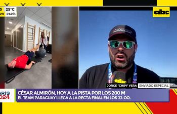 París 2024: hoy debuta César Almirón en los 200 metros planos