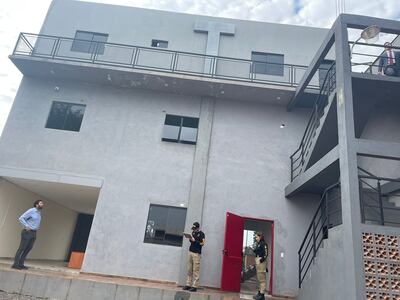 Edificio propiedad de Wilfrido Cáceres fue allanado en la ciudad de Ñemby.