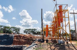 Realizan relevamiento de datos en zona de minería, en Paso Yobái.