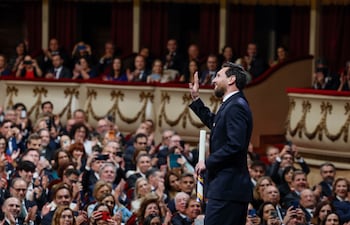 El astro argentino Lionel Andrés Messi Cuccittini (39 años) saluda la gente tras recibir este viernes el Premio Princesa de Asturias de los Deportes 2026. (Foto: @FCBarcelona)