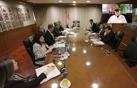 Sesión plenaria de la Corte Suprema de Justicia.